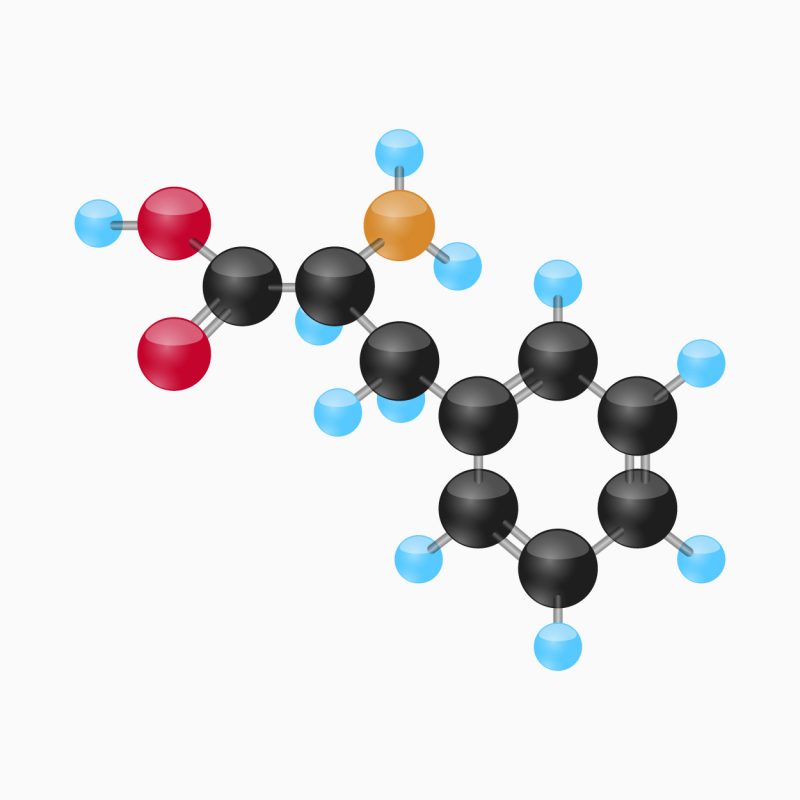 Molecula de Fenilalanina